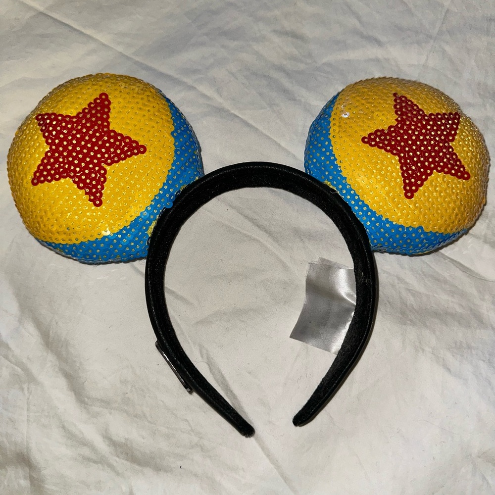 Disney Pixar sequin Headband in Red, Yellow, and Blue